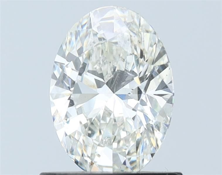 0.80ct J SI2 Rare Carat Ideal Cut Oval Diamond