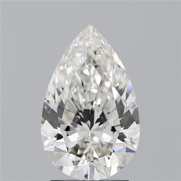 2.24ct H VS1 Rare Carat Ideal Cut Pear Lab Grown Diamond