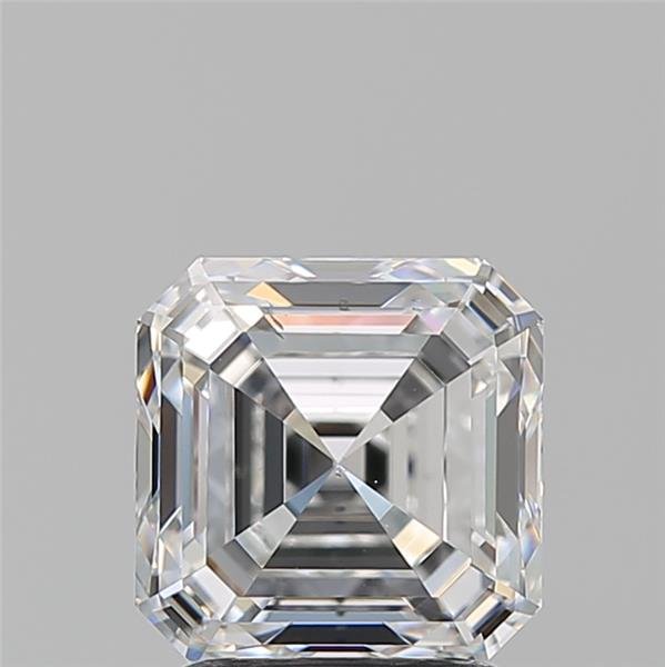 2.22ct E SI1 Rare Carat Ideal Cut Asscher Diamond