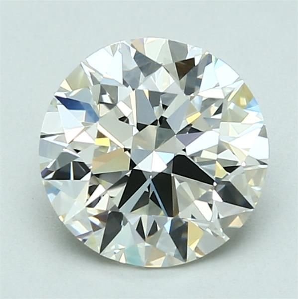 2.01ct K VVS1 Rare Carat Ideal Cut Round Diamond