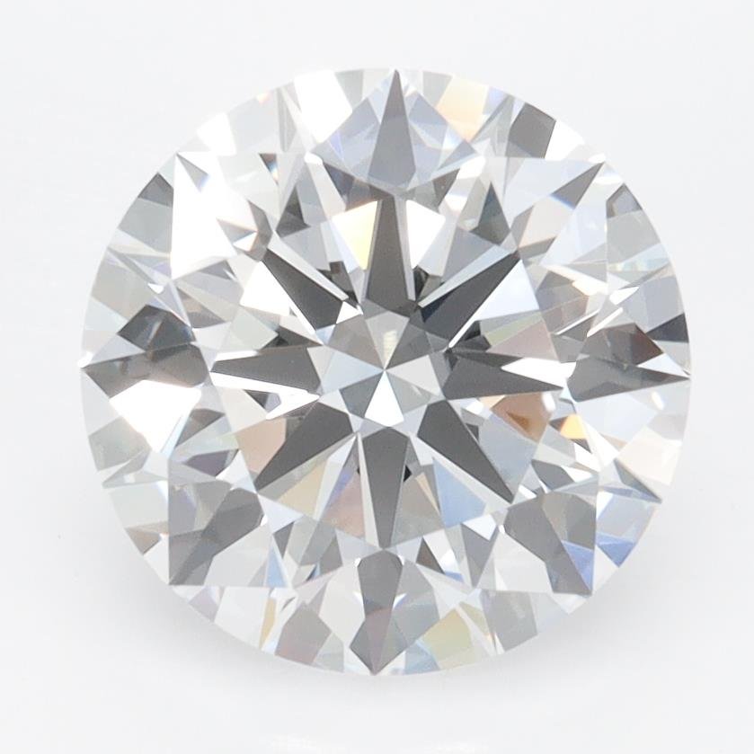 3.05ct D IF Rare Carat Ideal Cut Round Lab Grown Diamond