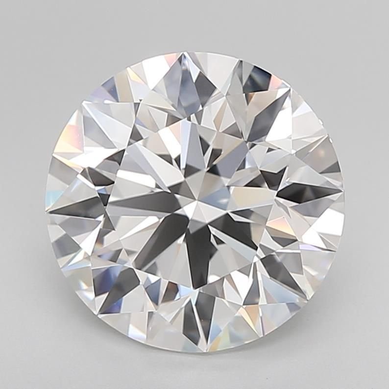 5.56ct F IF Rare Carat Ideal Cut Round Lab Grown Diamond