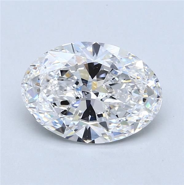 2.50ct D VS2 Rare Carat Ideal Cut Oval Diamond