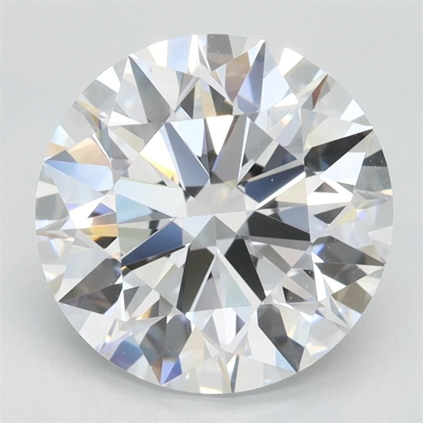 2.77ct D VVS1 Rare Carat Ideal Cut Round Lab Grown Diamond