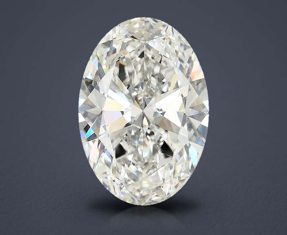 4.00 Carat Oval Lab Diamond