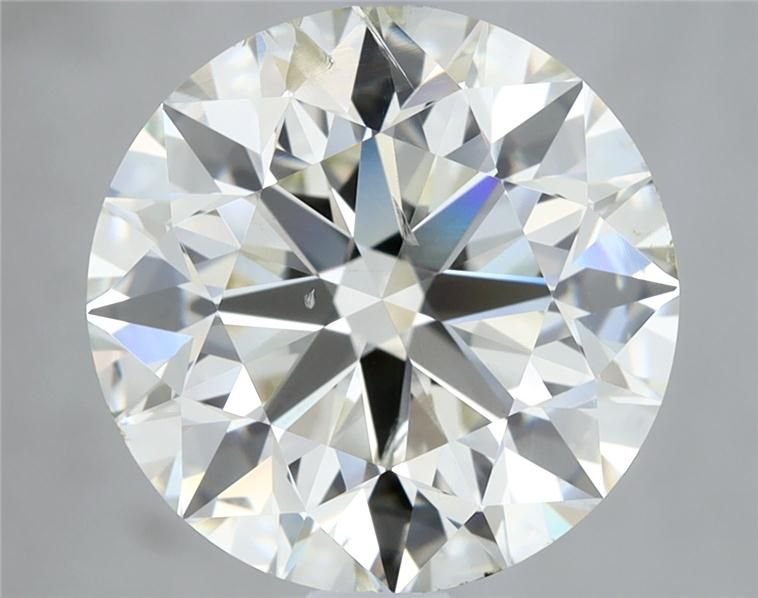 4.03ct J SI2 Excellent Cut Round Diamond