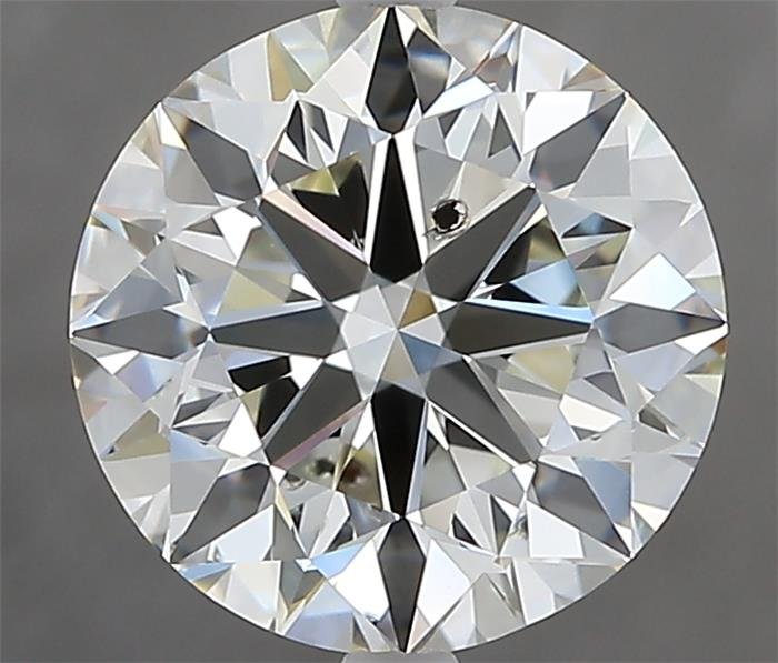 2.70ct J SI2 Excellent Cut Round Diamond