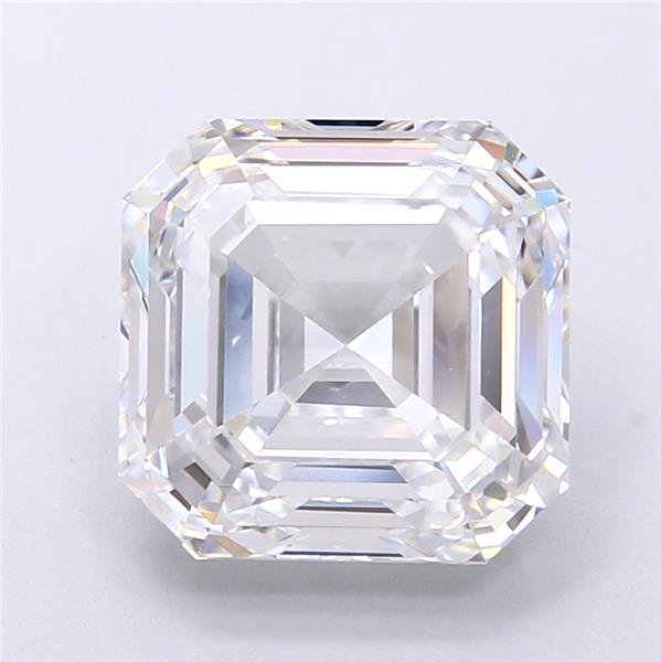 6.02ct E VVS2 Rare Carat Ideal Cut Asscher Lab Grown Diamond