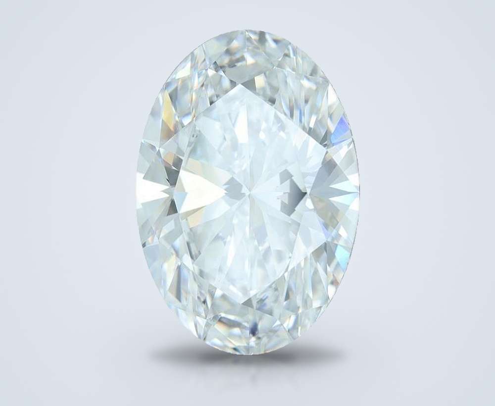 7.83 Carat Oval Lab Diamond