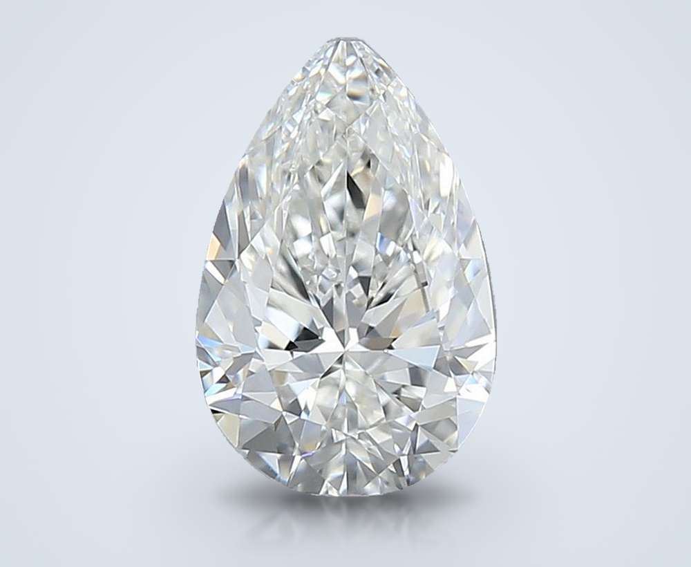 0.63 Carat Pear Natural Diamond
