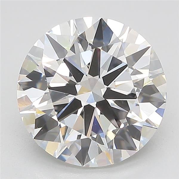 3.07ct F VVS2 Rare Carat Ideal Cut Round Lab Grown Diamond