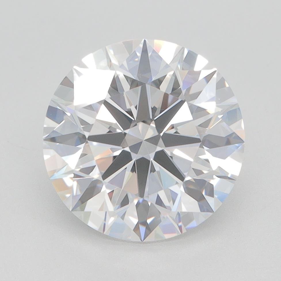 3.04ct E VVS1 Rare Carat Ideal Cut Round Lab Grown Diamond