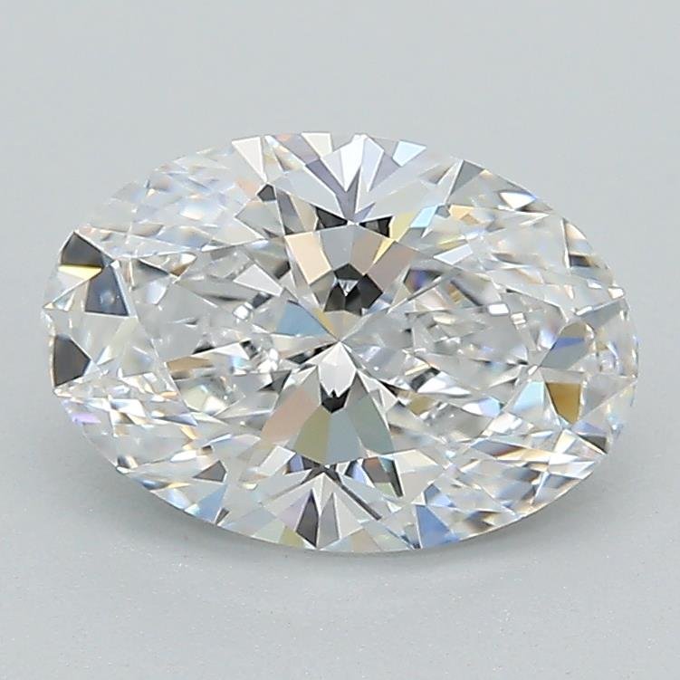 1.58ct D VVS2 Rare Carat Ideal Cut Oval Lab Grown Diamond