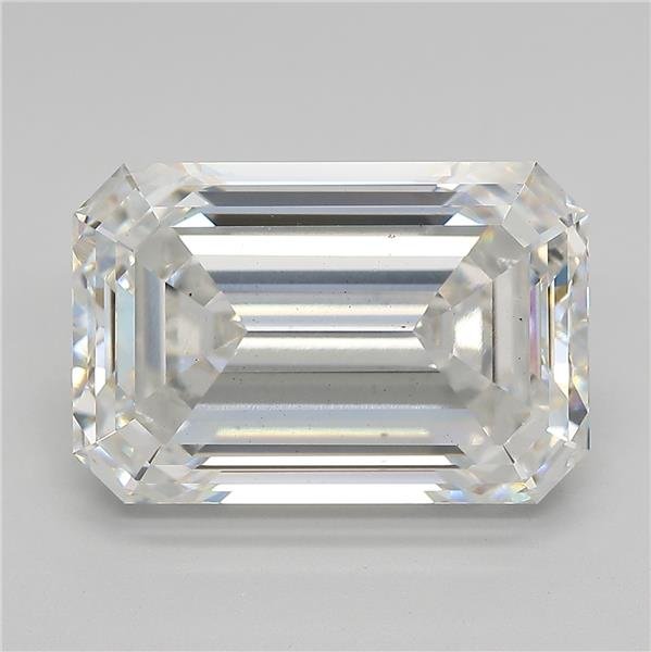 8.57ct G VS2 Rare Carat Ideal Cut Emerald Lab Grown Diamond