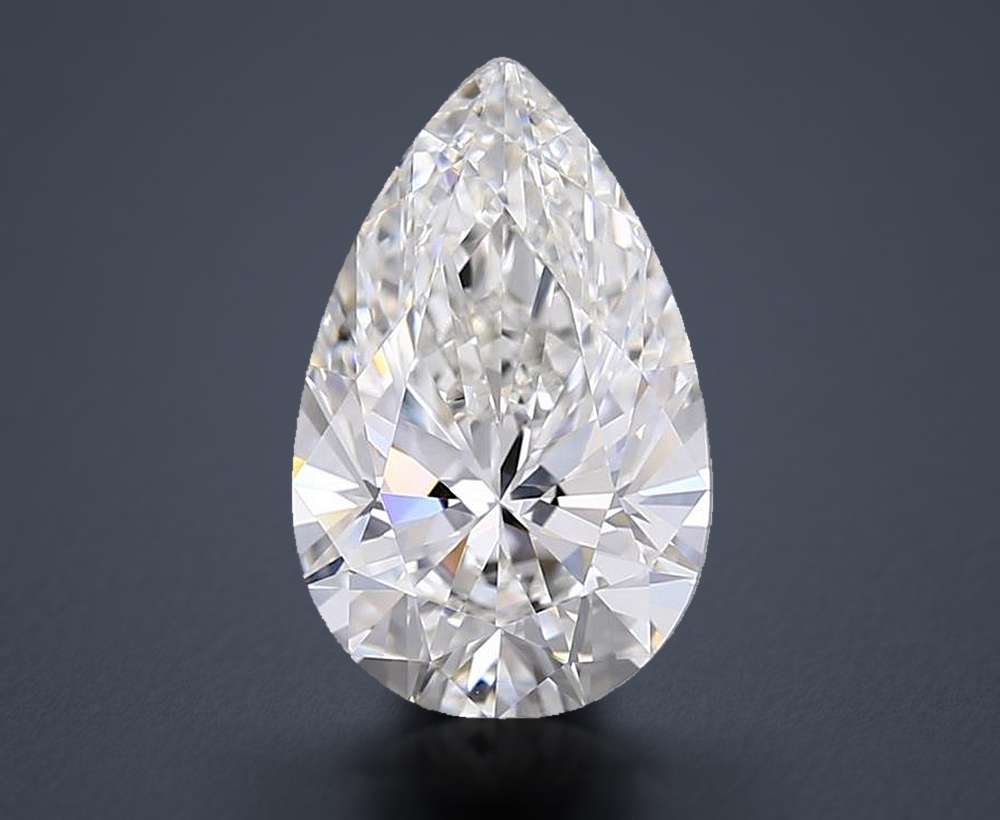 3.00 Carat Pear Lab Diamond