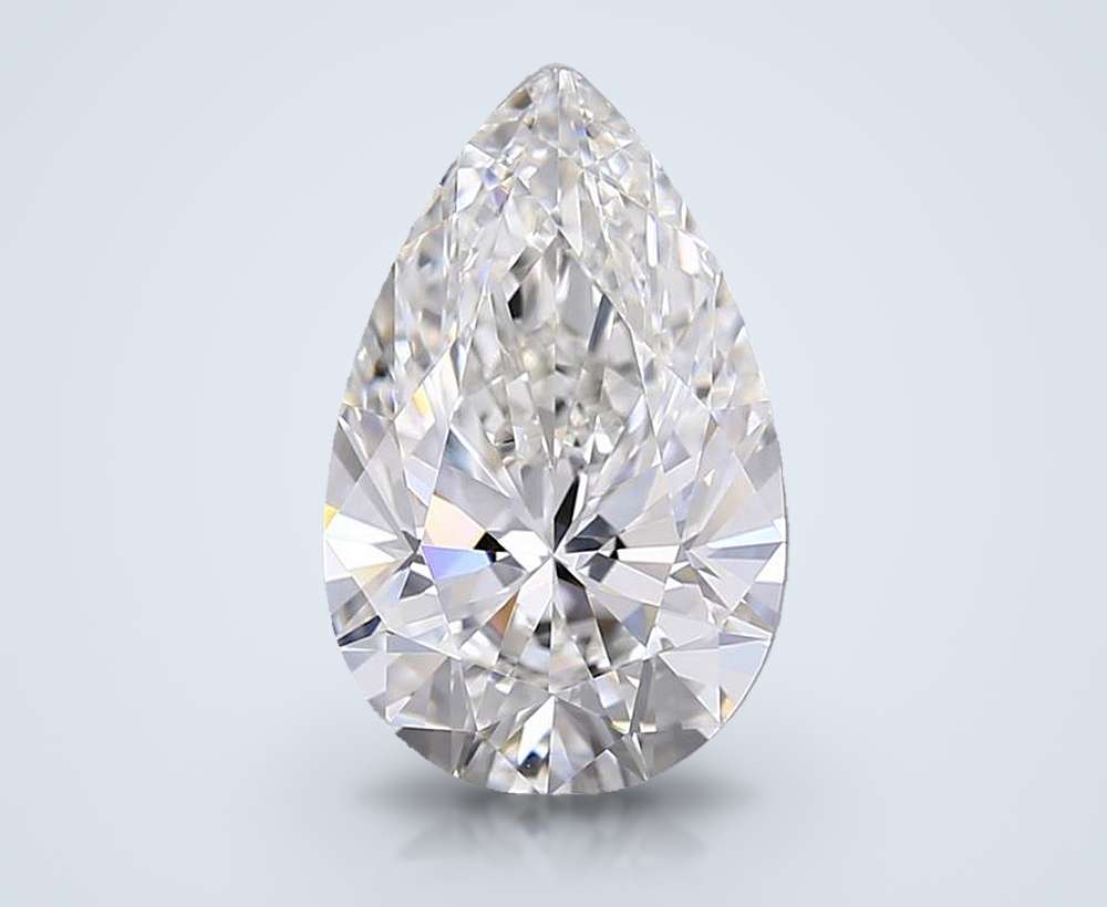 3.00 Carat Pear Lab Diamond