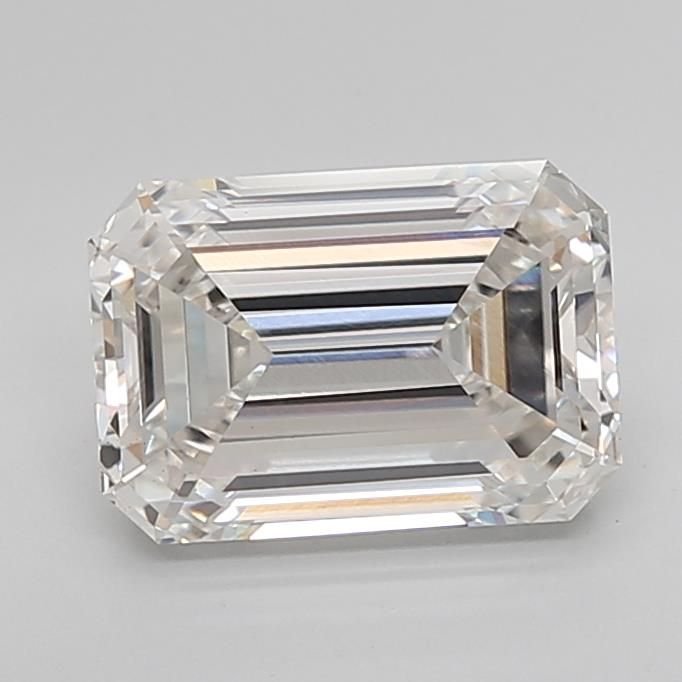 3.04ct H VS1 Rare Carat Ideal Cut Emerald Lab Grown Diamond