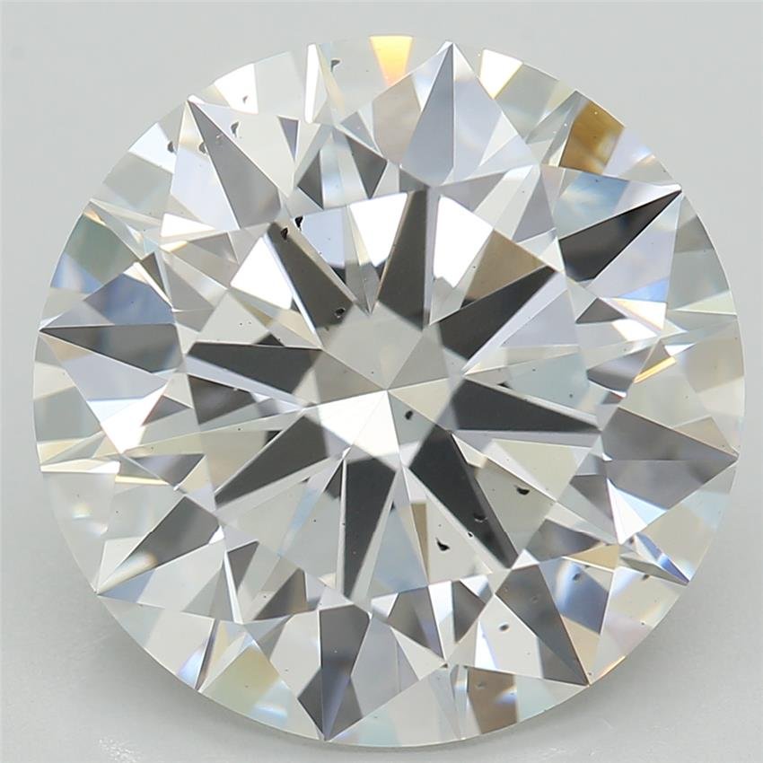 4.32ct F VS2 Rare Carat Ideal Cut Round Lab Grown Diamond