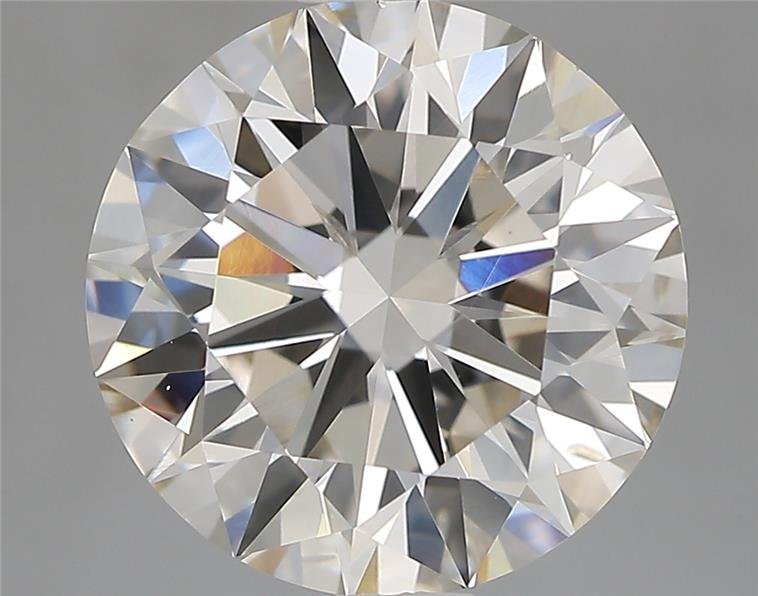 2.70ct K SI1 Rare Carat Ideal Cut Round Diamond