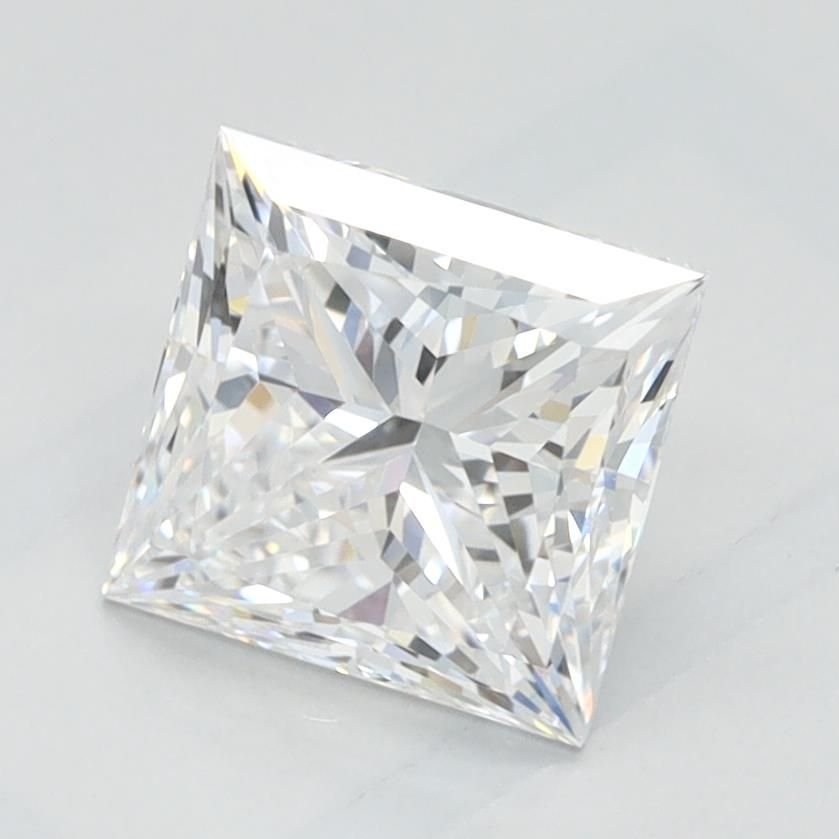 1.37ct D VVS2 Rare Carat Ideal Cut Princess Lab Grown Diamond