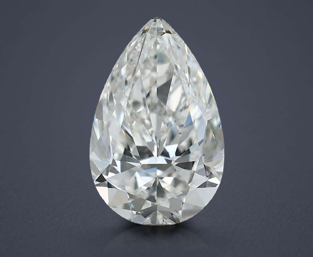 0.90 Carat Pear Natural Diamond