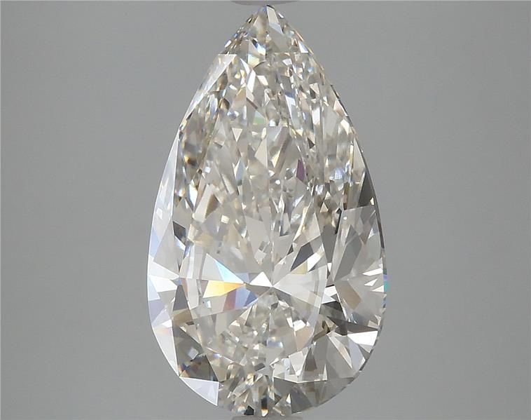 4.07ct H SI1 Rare Carat Ideal Cut Pear Lab Grown Diamond