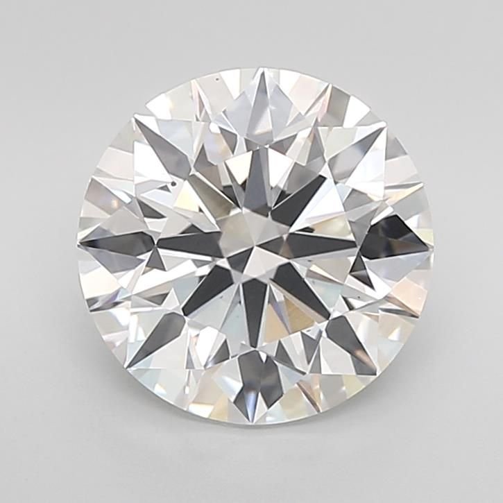 3.59ct F VS1 Rare Carat Ideal Cut Round Lab Grown Diamond