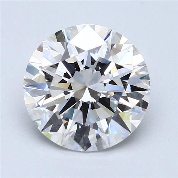 3.21ct E IF Rare Carat Ideal Cut Round Diamond