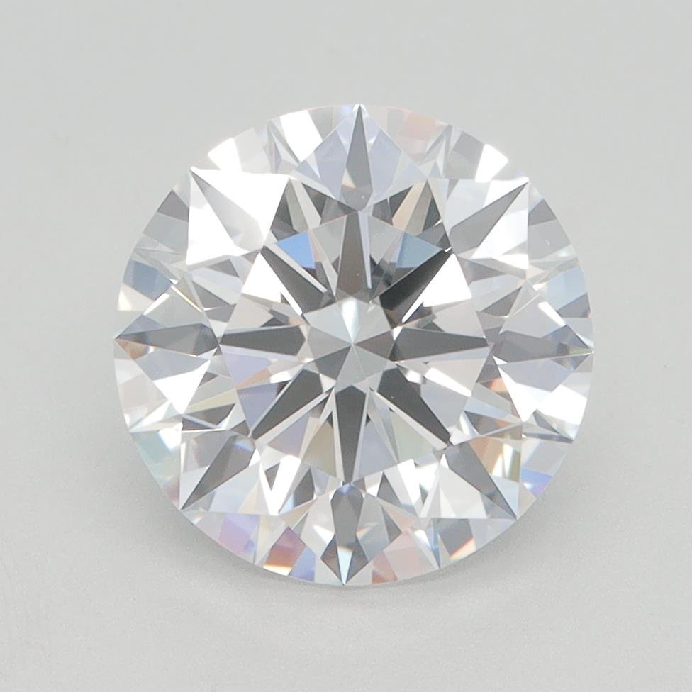 2.67ct D VVS1 Rare Carat Ideal Cut Round Lab Grown Diamond