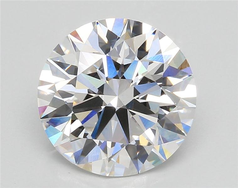 5.05ct F VS1 Rare Carat Ideal Cut Round Lab Grown Diamond