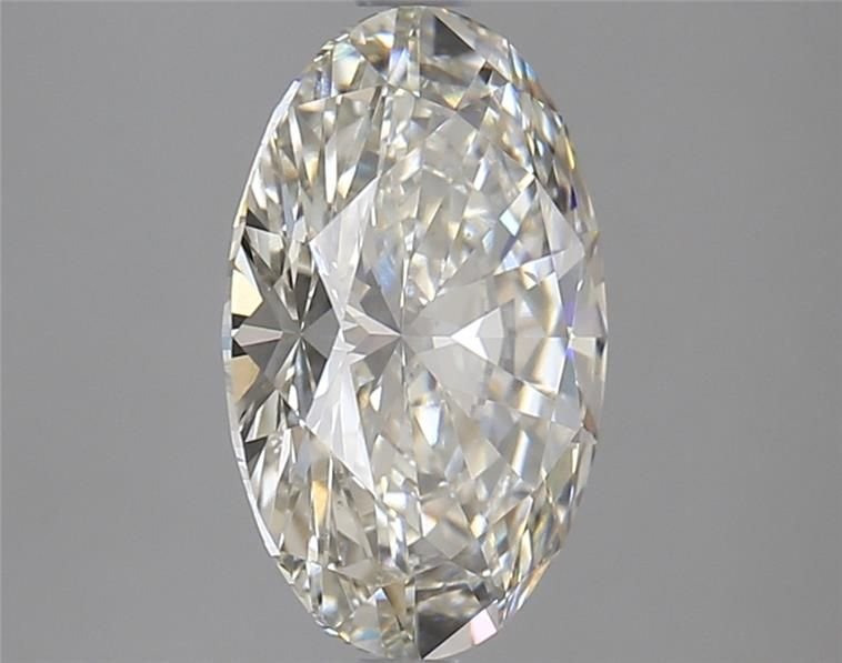 3.11ct H VS2 Rare Carat Ideal Cut Oval Lab Grown Diamond