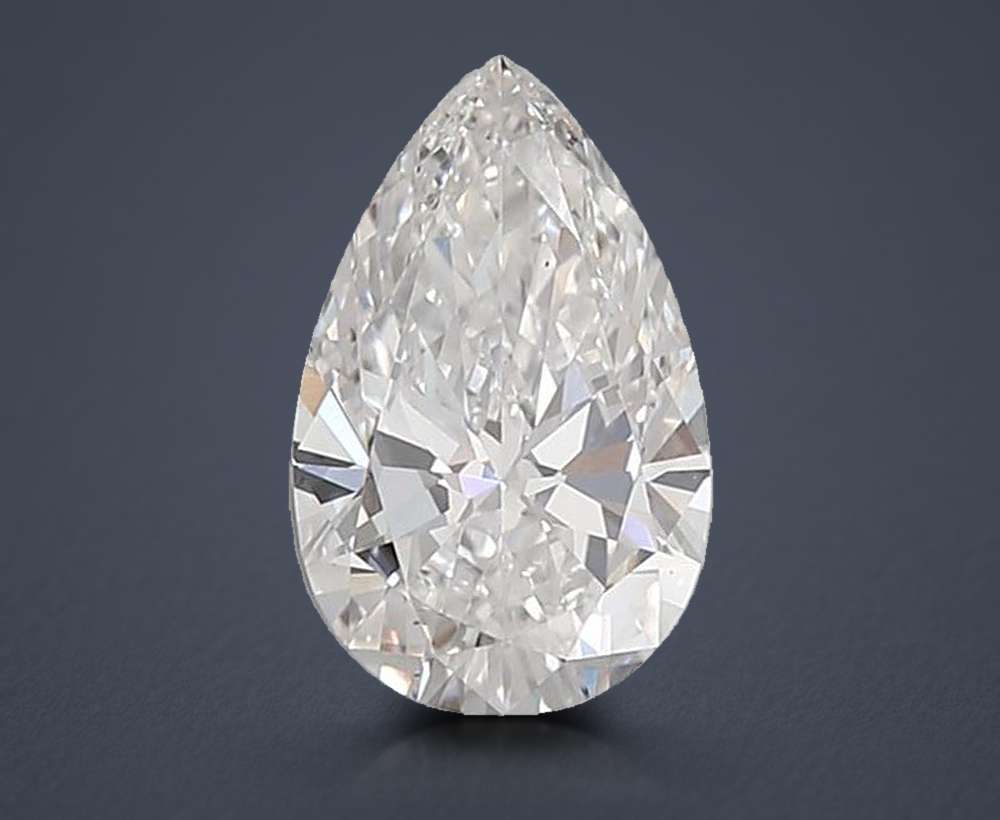 1.45 Carat Pear Lab Diamond