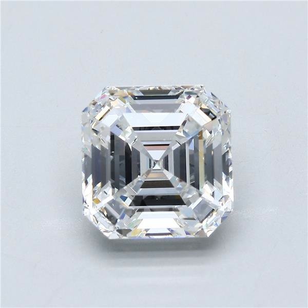 5.20ct G VS2 Rare Carat Ideal Cut Asscher Diamond