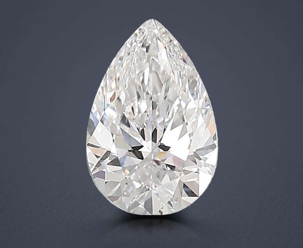 1.50 Carat Pear Lab Diamond