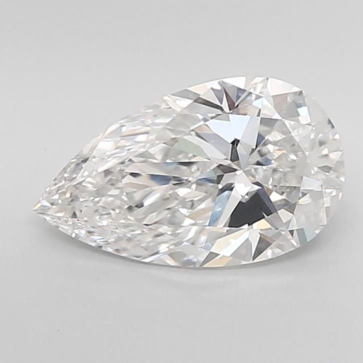 2.50ct E VS1 Rare Carat Ideal Cut Pear Lab Grown Diamond