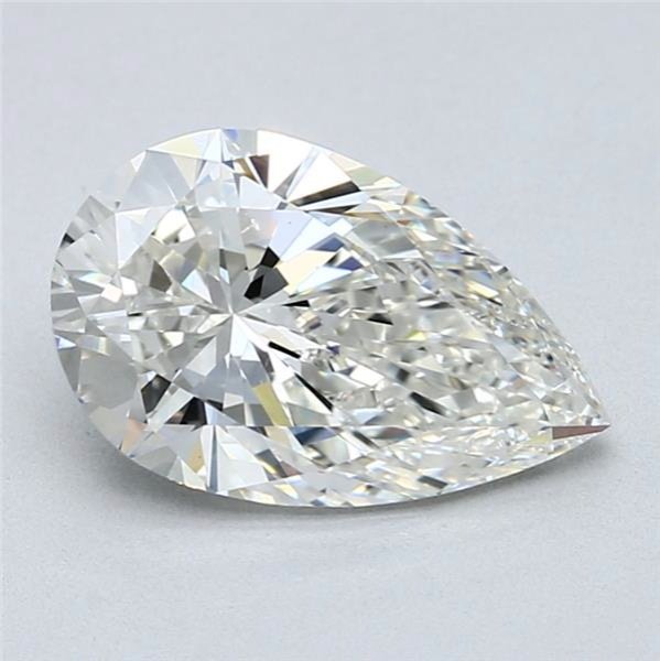 2.51ct H VS1 Rare Carat Ideal Cut Pear Diamond