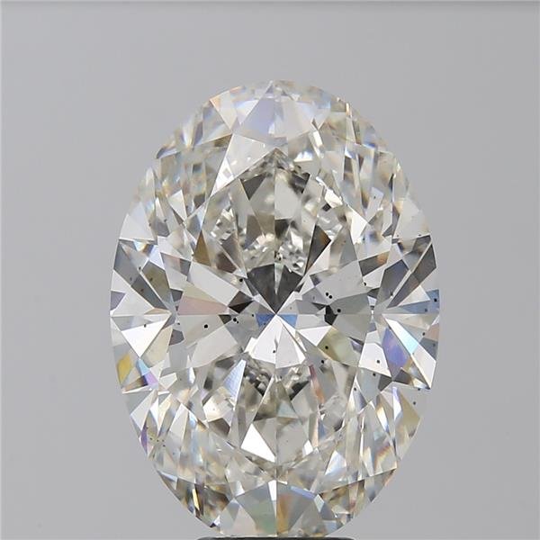 9.04ct H SI1 Rare Carat Ideal Cut Oval Lab Grown Diamond