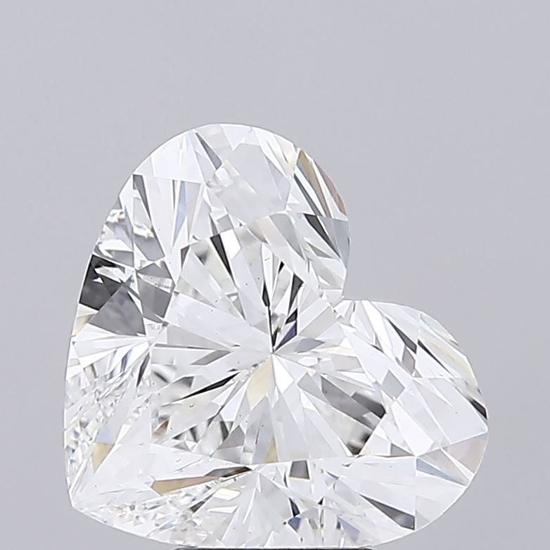 6.08ct F VS1 Rare Carat Ideal Cut Heart Lab Grown Diamond