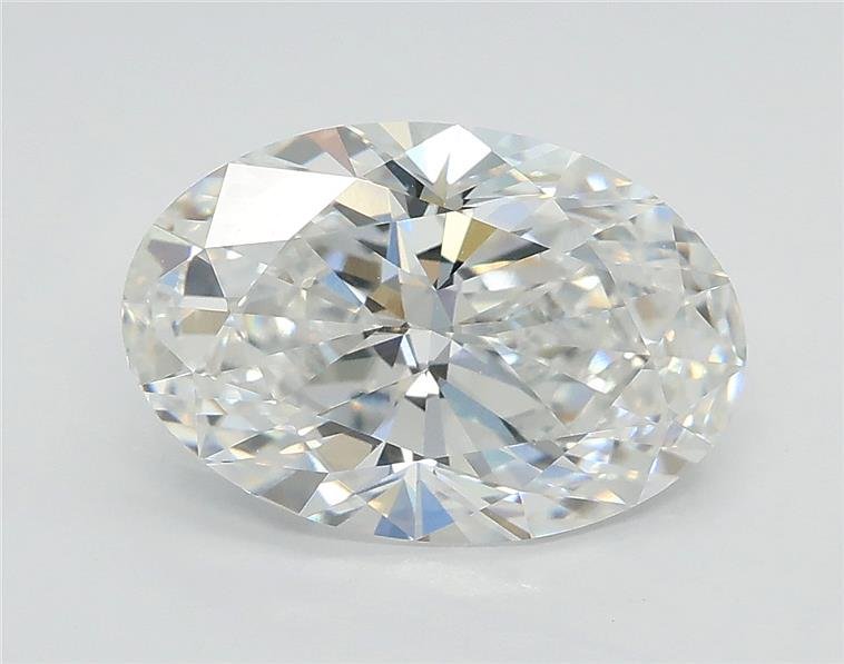 2.58ct E VVS2 Rare Carat Ideal Cut Oval Lab Grown Diamond