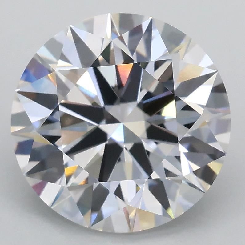 3.08ct E VS1 Rare Carat Ideal Cut Round Lab Grown Diamond