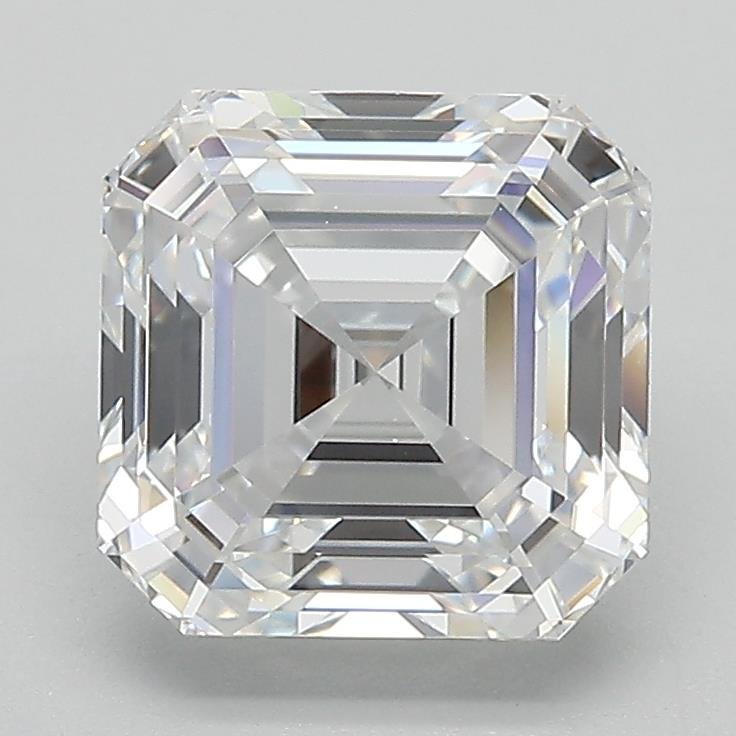 2.93ct E VVS2 Rare Carat Ideal Cut Asscher Lab Grown Diamond