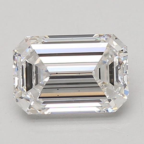 1.79ct D VS2 Rare Carat Ideal Cut Emerald Lab Grown Diamond