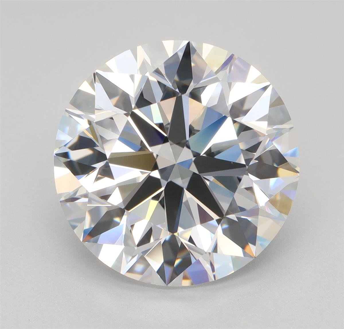 5.01ct F VVS2 Rare Carat Ideal Cut Round Lab Grown Diamond