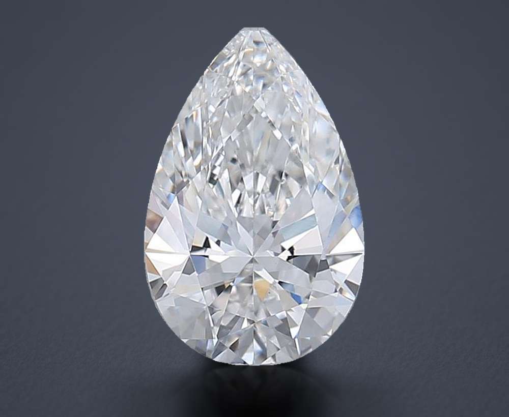 1.54 Carat Pear Lab Diamond