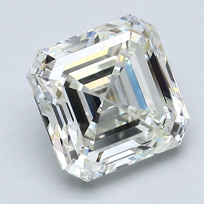 3.08ct J VS2 Excellent Cut Asscher Diamond
