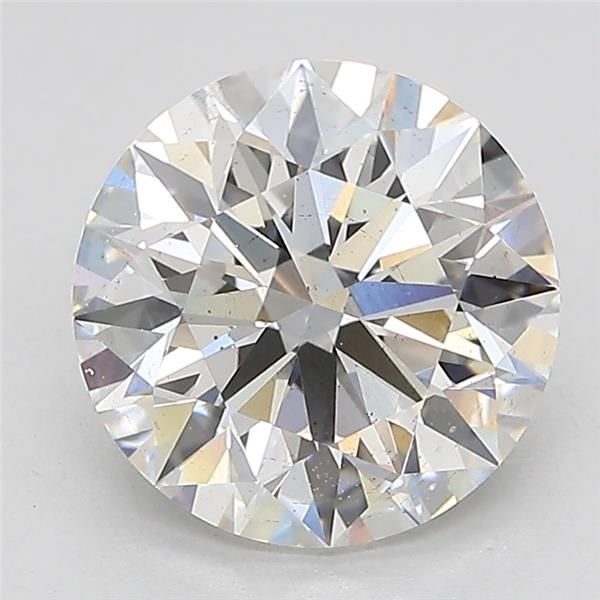 3.09ct E VS2 Rare Carat Ideal Cut Round Lab Grown Diamond