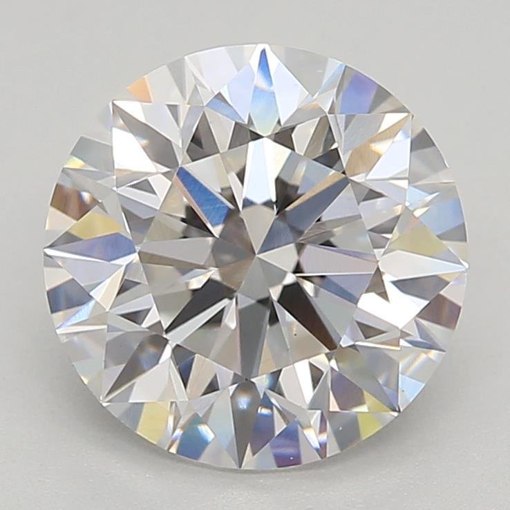 2.37ct F VS1 Rare Carat Ideal Cut Round Lab Grown Diamond