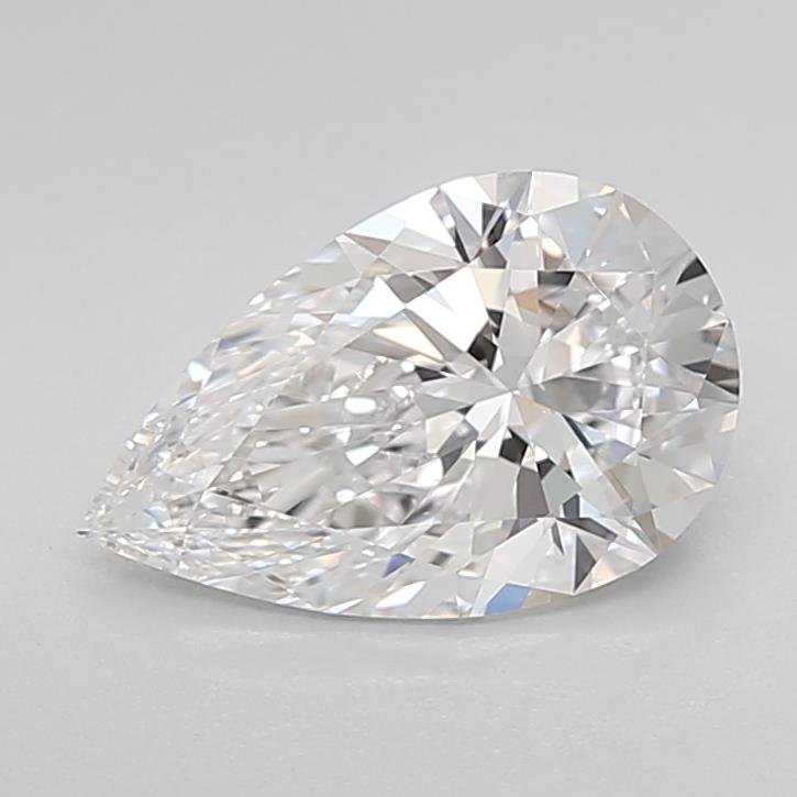 1.58ct D VVS2 Rare Carat Ideal Cut Pear Lab Grown Diamond