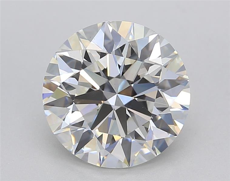 2.89ct F VS2 Rare Carat Ideal Cut Round Lab Grown Diamond