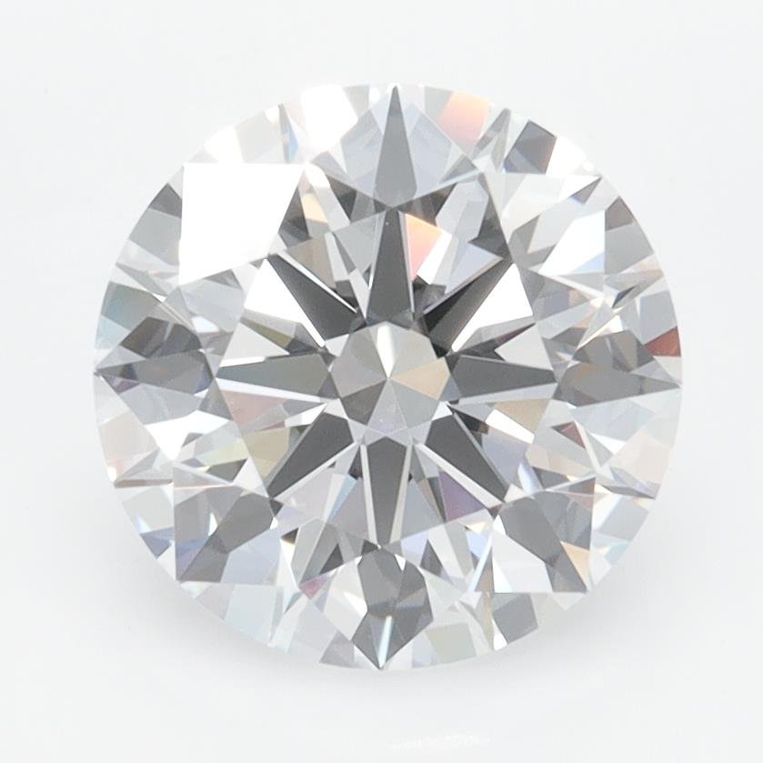2.66ct D VVS1 Rare Carat Ideal Cut Round Lab Grown Diamond